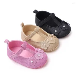 First Walkers Baby Shoes Female Fashion Bow Princess Soft Sole Anti Slip Walker