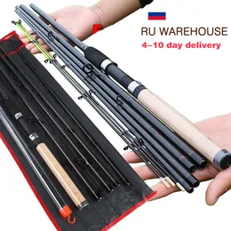 Boat Fishing Rods Sougayilang 6 Section 3 m Feeder Rod L M H Power Ultralight Weight Carbon Spinning Travel Tackle De Pesca 230619