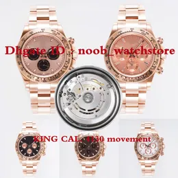 2023 TOP KING Watch Luxury Watch men's watches cal.4130 automatic mechanical movement AR904L precision steel case strap waterproof 50 meter 40mm 12.2mm never fade D40