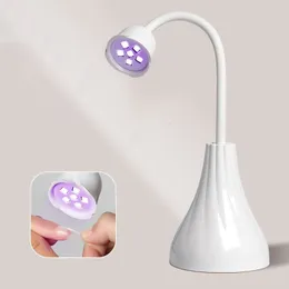 Asciugacapelli Desktop Lotus Nail Dryer LED Lampada UV Asciugatura rapida Smalto per unghie Asciugatrice UV LED Light Machine Manicure Nail Curing Lamp 230619