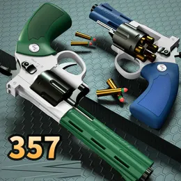 Broń zabawka rewolwer Blaster plastikowe plasterki pistoletu ZP5 strzelanie do modelu armas dla dzieci dorosłych Prezenty urodzinowe