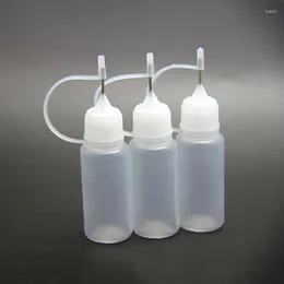 Lagringsflaskor Sdotter 1/3/5st 10 ml plastklart nålspetslim tom dropper precisionsapplikator för