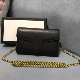 Lüks Çanta Kadın Omuz Çantaları Crossbody cüzdan Çanta Kart çantası Klasik rahat lychee inek derisi 401233 kutusu ile