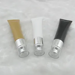 50ml/g Cosmetic Airless Emulsion Tube, Plastic Vacuum Essence Packing Bottle, High Grade Facil Cleanser Storage Hose F381 Bmnpo