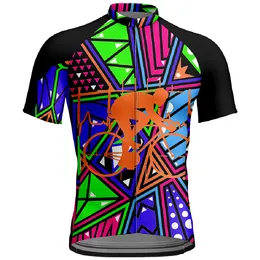 Camisa de ciclismo masculina distinta manga curta respirável roupas de ciclismo para homens de presente para amigos