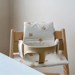 Matstolar platser tecknad baby stol sittplats kudde tvättbar småbarn tryck högt stöd barn spädbarn mata tillbehör 230620