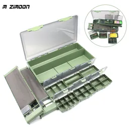 Angelzubehör Rig Tackle Box mit sechs Miniboxen Rig Board Karpfenaufbewahrung Separater Haarbehälter 230619