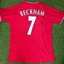 2001 2002 RETRO Soccer jerseys VINTAGE CLASSIC BECKHAM GIGGS SCHOLES CANTONA camiseta maillot Football Shirt kit uniform de foot jersey 2003 2004