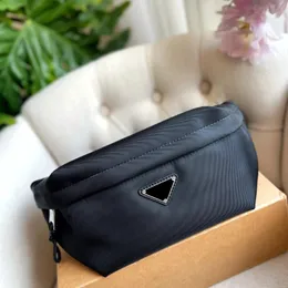 Дизайнерская сумка, поясная сумка, нагрудная сумка, сумка через плечо, мужская черная классическая нейлоновая сумка