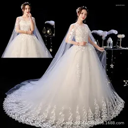 Copricapo Suzhou Tiger Hill è un abito da sposa a coda sottile 2023 Parola