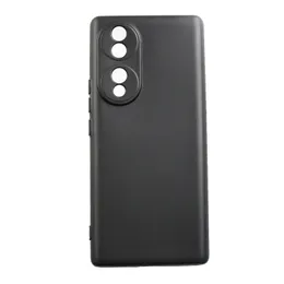 Matte Black Soft Silicone TPU Phone Case For Huawei Mate 60 Honor 90 X6a X8A 50 50SE 9A 70 80 GT Pro X30i X20 X8 X7 X6 70 Lite Play 5 30 Plus Flat 5G Shockproof Cover