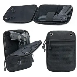 Outdoor Bags Tactical Concealed Gun Holster Pistol Pouch Waist Fanny Pack EDC Magazine Protection for Universal Handguns 230619