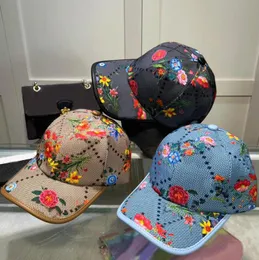 Ball Cap Herrkvinna Designer Caps Summer Sun Hatts With Flowers Animals Mönster Fashion Floral Design Bucket Hat Multi Styles