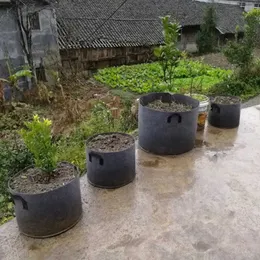 Fioriere Vasi per piante Borse per coltivazioni Feltro Vasi per piante vegetali Borsa per fioriera da giardino con manico Vasi da fiori bonsai addensati