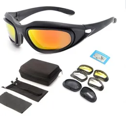 C5 Goggles Поляризованные тактические солнцезащитные очки на открытом воздухе велосипедные очки ночное зрение.