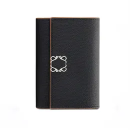 Fold Anagram Buckle Wallet For Man Designer Cardholder Vertical Purse Women Luxury Card Holder Zipper Side Lo Mens Wallets With Box