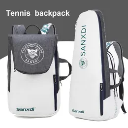 Теннисные сумки бадминтона в ракетке Rackpack Padel Training Squash для женщин Водонепроницаемые складные спортивные рюкзак на открытом воздухе Большой 230619