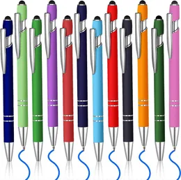 Bollpoint Pen Creative With Stylus Tip Touch Writing Ballpen Stationery Office School levererar anpassad logotyp