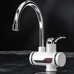 Bathroom Sink Faucets 3000W Household Electric Water Faucet With Digital Display Under Plumbing Fixtures