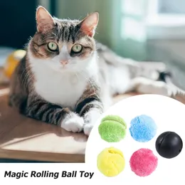 5pcs Magic Roller Ball Toy Activation Automatic Ball Dog Cat Interactive Funning Phip Plush Электрический шарик для собаки Pet Dog Toy Toy