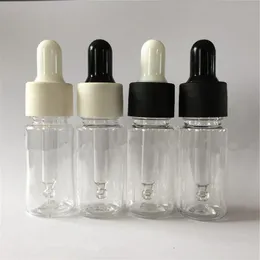 Flacone contagocce in plastica PET liquido da 10 ml Contenitori contagocce trasparenti per olio essenziale spedizione veloce F1154 Vusvi