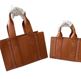 borsa tote di design di lusso borsa tote grande borse a tracolla in pelle morbida borsa da donna da uomo di alta qualità borsa da spiaggia in lino legnoso grande borse di medie dimensioni piccole
