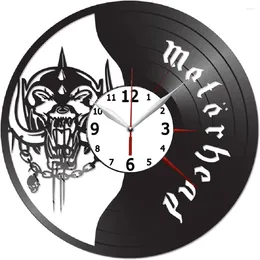 Relógios de Parede Record Clock - Decoração para Paredes Banda de Rock