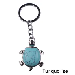 Ключевые кольца Turtle Pendant Мужчины и женщины -мачину простая, снятая на снятие личности.