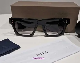 Top Original Großhandel Dita Sonnenbrillen Online-Shop NEUE DITA Mastix Sonnenbrille mit schwarzem Goldrahmen