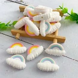 1/3/10PCS Baby Silikon Nowy Rainbow Baby Teether Zęba Opieka Zęby wisiorek DIY Smakier