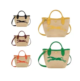 Longchammp Lady Le Replay Beach Raffias Clutch Magce Muxurys Женская дизайнерская дизайнерские кросс -кошельки Totes Totes Weekend