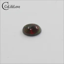 Loose Diamonds 6mm8mm Dyed Natural Opal Gemstone for Jewelry DIY High Quality Black 230619