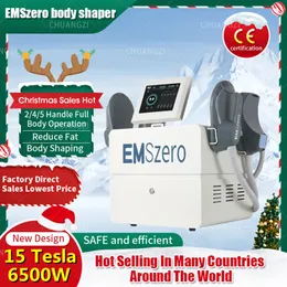 2024 NEW 15 Tesla RF Vertical Slimming 6500 W 2 in 1 DLS-EMSlim Plus Roller Equipment Fat Decomposition Muscle Booster Fitness 2/4/5/ handles NEO DLS-EMSculpting