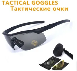 CS Army Fans Tactical Goggles Shooting Night Vision Protective Glasses 5.11 Set
