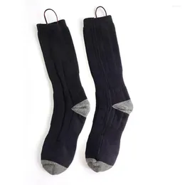 Frauen Socken Elektrisch Beheizt USB Aufladbare Thermik Boot Füße Wärmer Einstellbare Temperatur Outdoor Sport DIN889