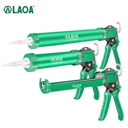 Caulking Gun Laoa 9 tum 15 tum Professional Caulking Gun Aluminium Alloy Manual Caulk Gun For Windows Doors Hushåll DIY Construction Tools 230620