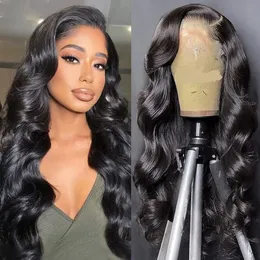 Human Hair Lace Frontal Wig For Women On Sale Clearance Pre Plucked 13x6 180% Brazilian Body Wave Human Hair Wigs With Baby Hair
