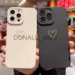 Cell Phone Cases Colorful Love Heart Phone Case For iPhone 11 12 13 Pro Max 14 Pro X XR XS Max 7 8 Plus Candy Color Soft TPU Silicone Back Cover J230620