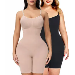 Kvinnors formar sömlösa formade bodysuit för kvinnor mage kontroll body shaper rumpa lyft fajas colombianas slim catsuit underwea 230620