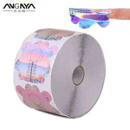 Other Items ANGNYA Butterfly Shape Nail Forms Sticker UV Gel Building SelfAdhesive Manicure Guide Salon 230619