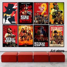 American Classic Game Canvas Painting Famous Game Posters and Prints Wall Art Print Pictures Home Room Decorative Painting Cuadro Living Room Decor w01