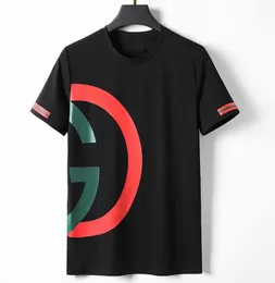 Men's T-Shirts 2023 Summer New Fashion Round Neck Pullover Men's T-shirt Platform Designer Letter Printing Men's Short Sleeve Top