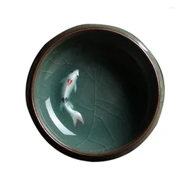 أكواب صحن F63a الصينية Longquan Celadon Tea Cup for Green Container Crackle