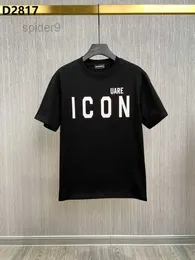DSQ Phantom Turtle 남자 티셔츠 2023 New Icon Mens 디자이너 티셔츠 이탈리아 패션 Tshirts 여름 티셔츠 남성 부드럽고 편안한 100%면 탑