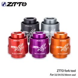 Garfos de bicicleta ZTTO MTB Mountain Suspension Fork Oil Seal Driver Ferramenta de instalação Wiper 32 34 35 36mm tubo interno 230621