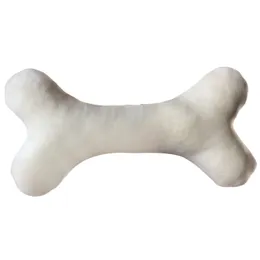 Bianco 20 centimetri Creativo Pet Cane Giocattolo Da Masticare Tessuto Osso Cane Giocattolo Pet Morso Resistente Peluche Cucciolo Giocattolo Giocattolo Divertente Per Cani Molare Giocattoli Da Masticare