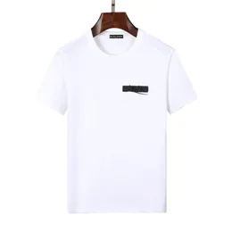 BLCG Lencia 2023 Summer New 100 ٪ T-Shirt Men High Quality Print Color Mens Designer T Shirt Paris Fashion Tops 22428