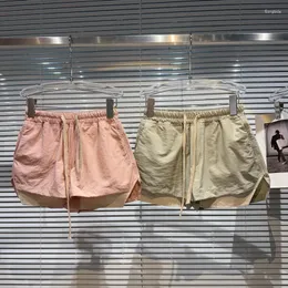 Damenshorts PREPOMP 2023 Sommerankunft Doppeltaschen Kordelzug Elastische Taille Lässige Frauen 460