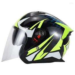 Motorradhelme Helm Doppellinse Elektrische Batterie Auto Sicherheit Motorrad Casco Go Kart Roller Motor Van