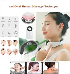 Andra massageföremål ELEKTRISK BODY NECK Massager Cervical Spine Multifunktionell kropp Elektromagnetisk hälsovård Massager Masajeador Cervical 230620